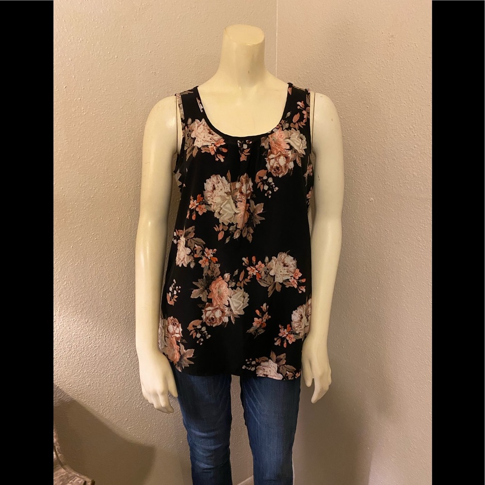 Floral beautiful tank